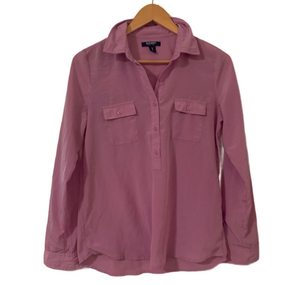 Lavender Women's Button-Up Top